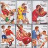 Aserbaidschan 328-333 (Complete.Issue.) unmounted Mint/Never hinged ** MNH 1996 Football (Stamps for Collectors) Soccer view 1