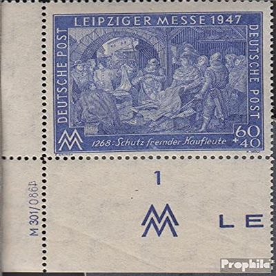 Allied cast.-Community.Issue. 942I A z DV F with Publication info, 4 in Publication info Inverted unmounted Mint/Never hinged ** MNH 1947 Leipzig Fair (Stamps for Collectors)
