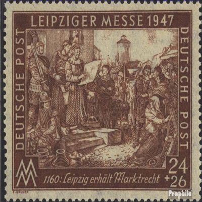 Allied cast.-Community.Issue. 941I D z Tested unmounted Mint/Never hinged ** MNH 1947 Leipzig Fair (Stamps for Collectors)