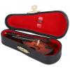 10-inch Wooden Double Bass Miniature with Stand, Bow and Case, Collectible Musical Instrument Model for Dollhouse Display view 4