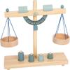 small foot Wooden Shop Scales Bar Scales with Four Weights Accessories for Grocery Shop from 3 Years 11861 view 1