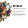 Rubik's Cube 3-Piece Gift Set (Rainbow Ball, Magic Star Puzzle and Twist Key Chain) Pocket Educational and STEM Toy, Brain Teaser, Stress Relief, Fun and Additive Fidget Toys For Adults, Teen and Kids view 2