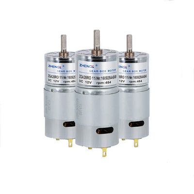 DC Motor DC 12V/24V Geared Motor 15Rpm 5/10/20/30/50/100/454/700Rpm Speed 37mm Central Shaft Gear Motor - (Speed(RPM): 700Rpm; Voltage(V): 12V)
