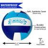 Botabee Swimming Pool Water Volleyball with Soft Cover - Pool Toys and Accessories, Lake Toys, Beach Toy for Teens - Regulation Size 26.5 Waterproof Beach Ball, Reduced-Sting Cover view 3
