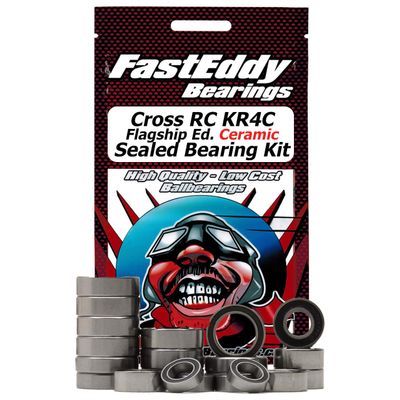 FastEddy Bearings Compatible with Cross RC KR4C Flagship Ed. Ceramic Sealed Bearing Kit