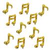 10 Pcs Music Note Gold Balloons Foil Mylar Balloon Happy Birthday Balloon Banner Music Balloons Use for birthday,birthday party,baby shower,outdoor party, home party, celebrations view 1