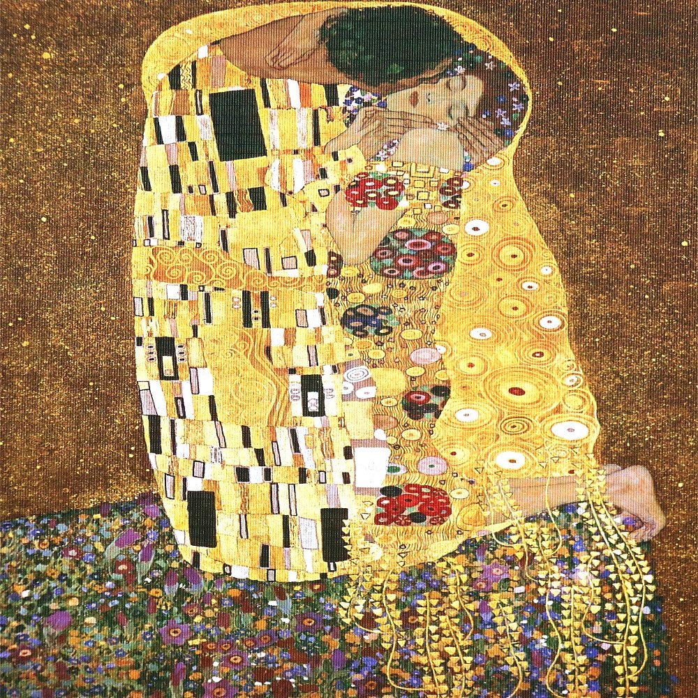 Moruska The Kiss by Gustav Klimt Puzzle for Adults 1000 Piece Art Jigsaw Puzzle Museum Collection