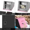 Coin Eating Saving Bank, Face Coin Bank Battery Operated Novelty Monkey Money Saving Box Piggy Bank for 3 Years+ Kids Boys Girls Adults Christmas Birthday New Year's Day Gift view 3