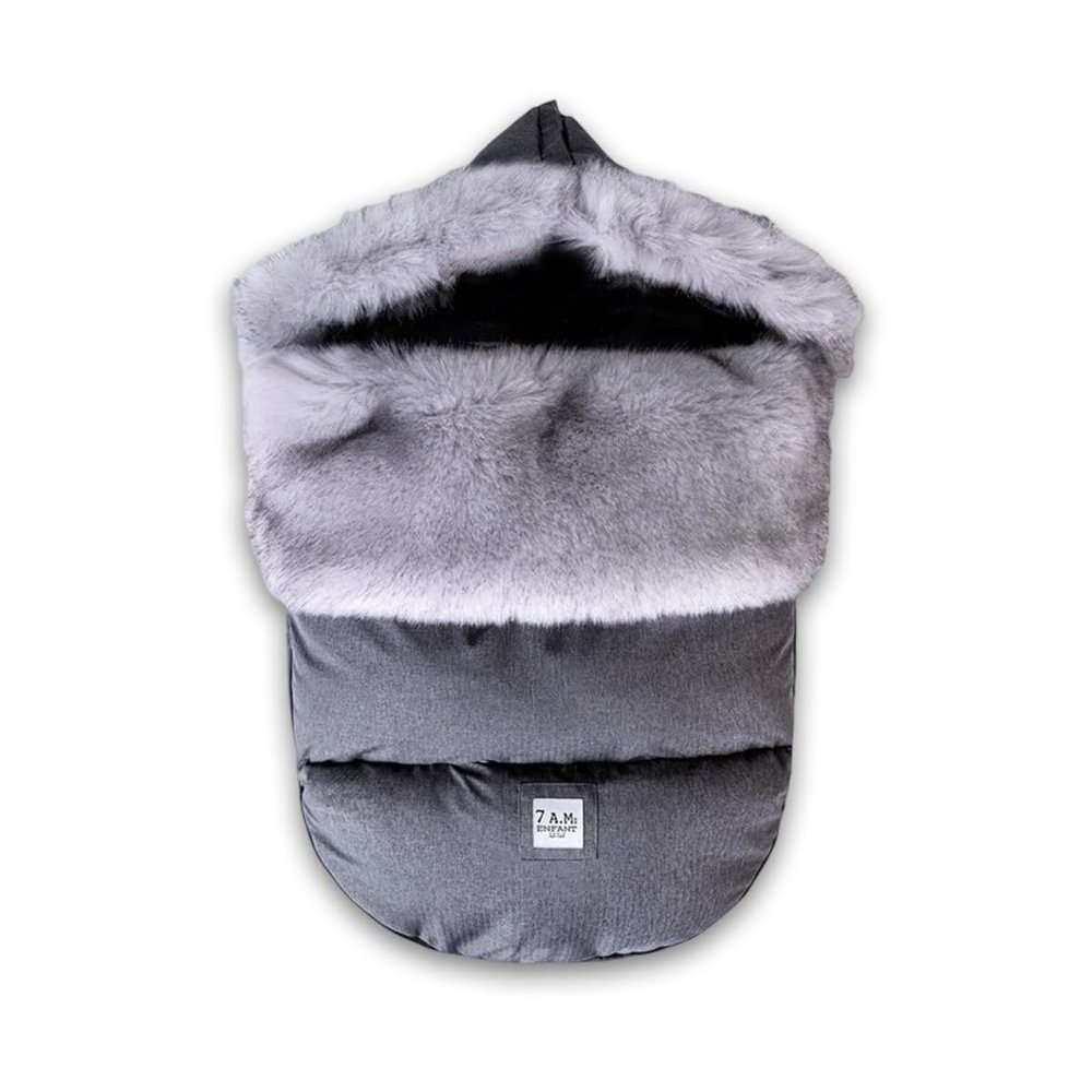 7 A.M. 7AM Enfant Universal Stroller Footmuff - Water Repellent Winter Bunting Bag for Strollers & Car Seats, Soft Micro-Fleece & Plush Lined Stroller Footmuff for Baby Boy & Girl | TundraPOD
