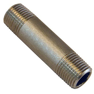 0.125 Short Stainless Steel Nipple