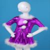 Agoky Kids Girls Christmas Dance Costume Shiny Glossy Metallic Tutu Skirt Jazz Modern Dance Ice Skating Dress Up Purple 14 view 4