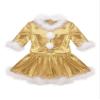 Agoky Kids Girls Christmas Dance Costume Shiny Glossy Metallic Tutu Skirt Jazz Modern Dance Ice Skating Dress Up Gold 14 view 3