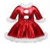 Agoky Kids Girls Christmas Dance Costume Shiny Glossy Metallic Tutu Skirt Jazz Modern Dance Ice Skating Dress Up Red 14 view 1