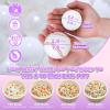 GOGOSO Ball Pit Balls for Toddlers Kids Plastic Balls for Ball-Pit Playpen Pool Baby Play Pastel BPA-Free Non Toxic Play Pastel Crush Proof Bal White Pearl White 100pcs view 2
