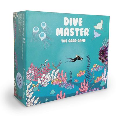 Dive Master Card Game by NMZ Games - a Scuba Diving Themed Game - Race Down 30 Meters and Back to The Surface! - for Adults, Family, Party!