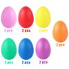 Augshy 14 PCS Egg Shakers Percussion Musical Egg Maracas Easter Egg Kids Toys (Plastic) view 3