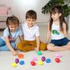 Augshy 14 PCS Egg Shakers Percussion Musical Egg Maracas Easter Egg Kids Toys (Plastic) view 4