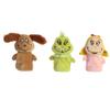 Aurora World Dr Seuss - 3" Grinch Finger Puppet Set, Multicolor view 1
