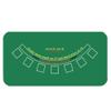 Poker Table mat, Rubber Table Mat Poker Game Table Blackjack, Non-Slip Rubber Poker Game Blackjack Casino Table Layout, Large Size, Green Pattern,70inch view 1