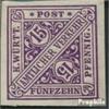 Wrttemberg D252P U Tested, ungezhnt unmounted Mint/Never hinged ** MNH 1917 Numbers in Signs (Stamps for Collectors) view 1