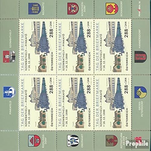 Austria 3294Klb Sheetlet (Complete.Issue.) unmounted Mint/Never hinged ** MNH 2016 Pinkatalbahn (Stamps for Collectors) Trains/Railway/funicular