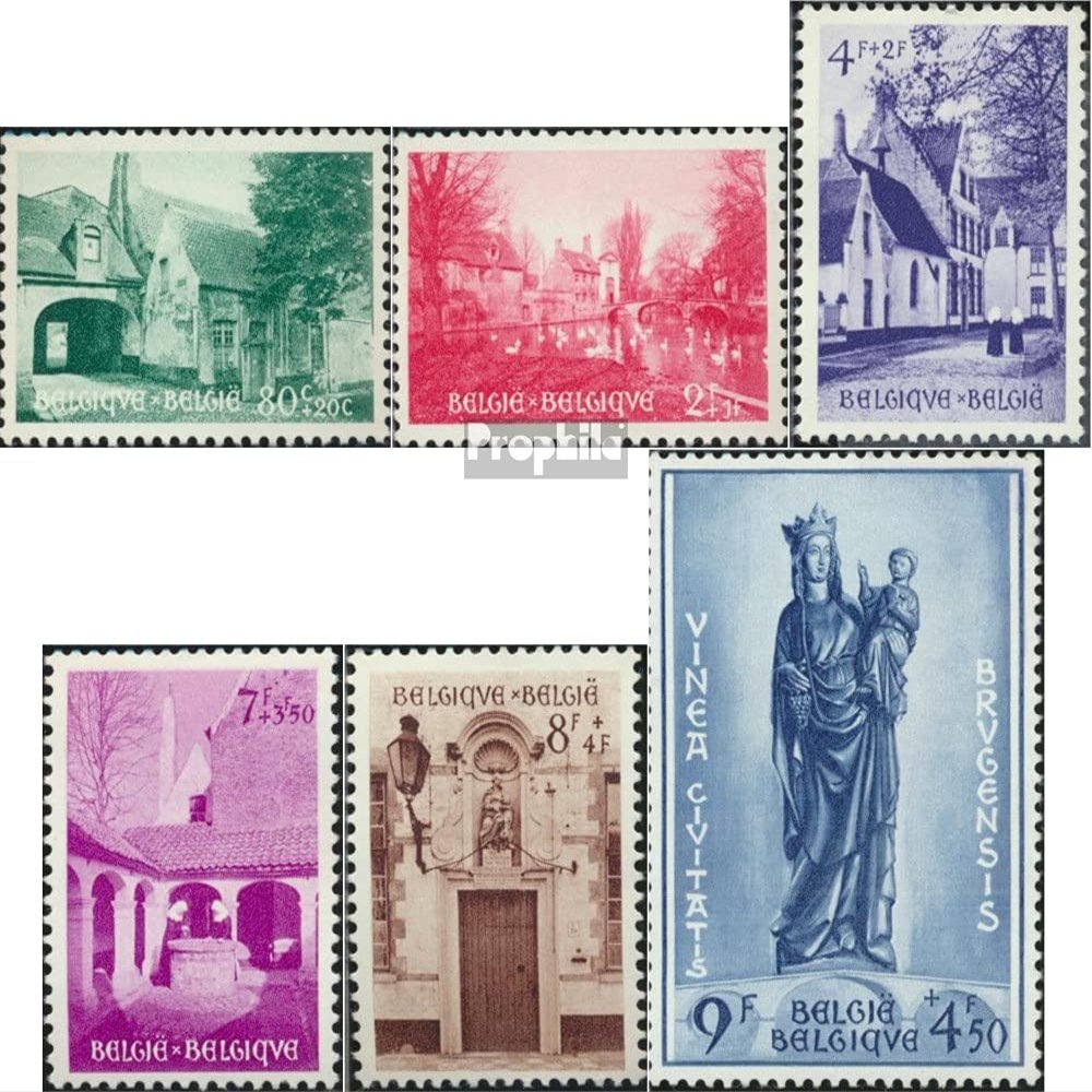 Belgium 995-1000 (Complete.Issue.) unmounted Mint/Never hinged ** MNH 1954 Bruges (Stamps for Collectors) Christianity