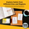 Agape Flashcards- Saints Study Flashcards: 100 of The Most Interesting and Inspiring Patron Saints | Pack of 100 Study Flashcards | Perfect for Learning Saints History and Lives | Made in USA view 4