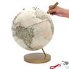 Classic Push Pin Globe Ivory with Pins for Tracking World Travels view 1