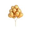 10Pcs Glossy Latex Balloons Colorful Balloons Happy Birthday Party DIY Kids Toys Gift Supplies Not Metal Latex,Gold,10inch view 1