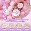 GOGOSO Ball Pit Balls for Toddlers Kids Plastic Balls for Ball-Pit Playpen Pool Baby Pastel BPA-Free Non Toxic Pastel Crush Proof Bal Pink Light Pink White 100pcs view 2