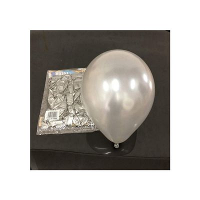 10/20/30/50Pcs 10inch 1.5g Latex Balloons Happy Birthday Party Wedding Christmas Decorations Balloon Kids Air Balls Globos,Silver,50Pcs