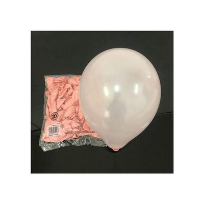 10/20/30/50Pcs 10inch 1.5g Latex Balloons Happy Birthday Party Wedding Christmas Decorations Balloon Kids Air Balls Globos,Peach Pink,10Pcs
