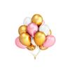 10Pcs Glossy Latex Balloons Colorful Balloons Happy Birthday Party DIY Kids Toys Gift Supplies Not Metal Latex,Black,12inch view 4
