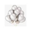 10Pcs Glossy Latex Balloons Colorful Balloons Happy Birthday Party DIY Kids Toys Gift Supplies Not Metal Latex,Silver,10inch view 1