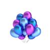 10Pcs Glossy Latex Balloons Colorful Balloons Happy Birthday Party DIY Kids Toys Gift Supplies Not Metal Latex,Purple and Blue,10inch view 1