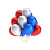 10Pcs Glossy Latex Balloons Colorful Balloons Happy Birthday Party DIY Kids Toys Gift Supplies Not Metal Latex,Purple and Blue,10inch view 2