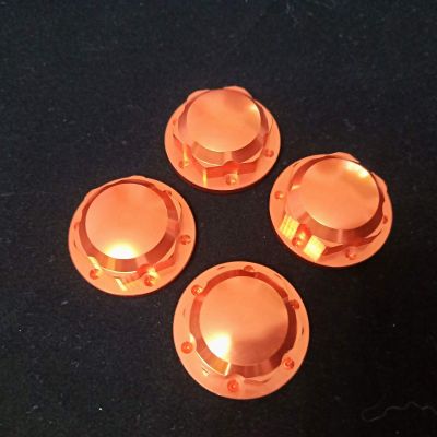DAPENGNIAO CNC Aluminum Wheel nut Cap for HPI Baja 5B 5T 5sc SS 2.0 KM Baja Rovan Accessories (Color : Orange)