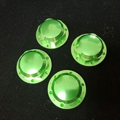 DAPENGNIAO CNC Aluminum Wheel nut Cap for HPI Baja 5B 5T 5sc SS 2.0 KM Baja Rovan Accessories (Color : Green)