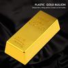 BESTOYARD Fake Gold Brick Prop 6.49 Inch Plastic Gold Bullion for Desktop Decoration Paperweight Doorstop Novelty Joke view 4