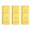 BESTOYARD 3pcs Fake Gold Bar Replica Golden Brick Bullion Bar Decorations Realistic Gold Brick Prop Movie Prop Novelty Gift Joke, 6cm view 1