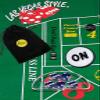 Cyber-Deals Craps Starter Kit Sets, Featuring Authentic Las Vegas Casino Table-Played Dice with Clear Acrylic Dice Boat (Planet Hollywood (Blue Polished)) view 1
