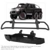 Alomejor RC Front Bumper Metal Front Bumper Base RC Car Accessory Parts Fit Compatible with / 1/10 RC Crawler Car(Black) view 3