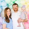 1st Birthday Rainbow Crown - Photo Props for Baby's First Birthday, Mini Pastel Rainbow Party Decorations view 3