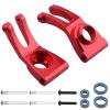 Hobbypark Aluminum Rear Hubs for Arrma 1/10 Granite 4X4,Typhon, Big Rock, Senton, Replacement of AR330467,Option Parts (Red) view 2