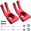 Hobbypark Aluminum Rear Hubs for Arrma 1/10 Granite 4X4,Typhon, Big Rock, Senton, Replacement of AR330467,Option Parts (Red) view 4