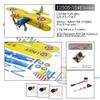 Dancing Wings Hobby 4CH Micro 450mm RC Foamy Indoor Outdoor Biplane Stearman PT-17 Kaydet (E2505-154E) view 2
