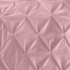 JBD LINEN Pinch Pleated Pintuck Design Baby Pillow/Travel Sized 12 x 16 inch Cushion Cover Set of 2 Piece, 800 Thread Count 100% Organic Cotton Baby Pink Solid view 2