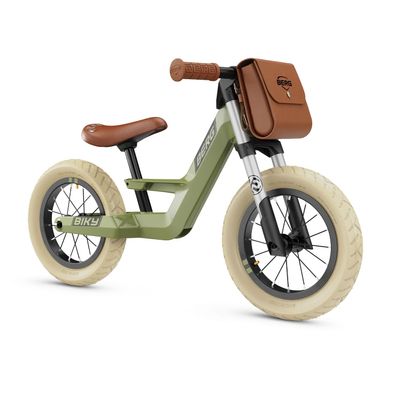 BERG Biky - Retro Green - Lightweight Balance Bike for Toddlers | Toddler Bike, Kids Bike for 2-5 Year Olds | Easy-to-Use Mini Bike for Boys & Girls | Ideal First Bike for Kids