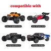 Hobbypark Aluminum Steering Parts Set (Steering Bell Crank, Ackermann Link) for Arrma 1/10 Granite 4X4,Typhon, Big Rock, Senton, Replaces AR340132 (Black) view 2