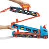 Hot Wheels Speedway Hauler Storage Carrier with 3 1:64 Scale Cars & Convertible 6-Foot Drag Race Track for Kids 4 to 8 Years Old, Stores 20+ Cars & Connects to Other Hot Wheels City Sets, GVG37 view 3